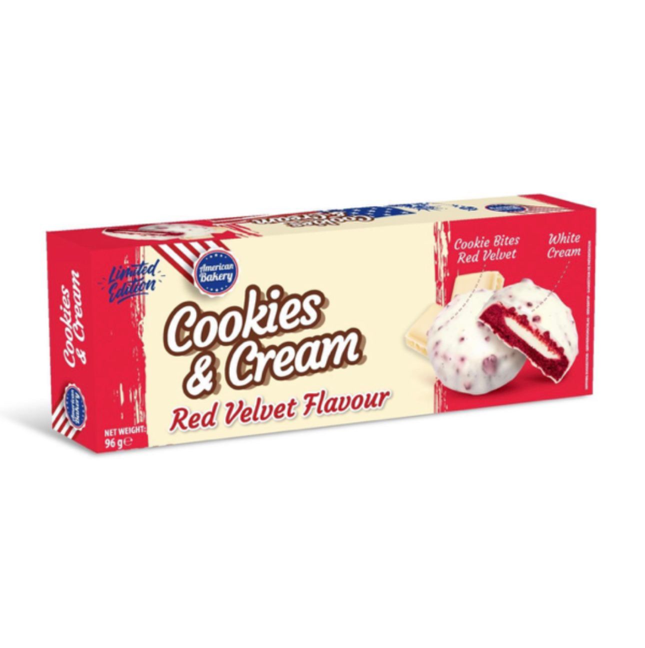 American Bakery Red Velvet best before 24/5/25