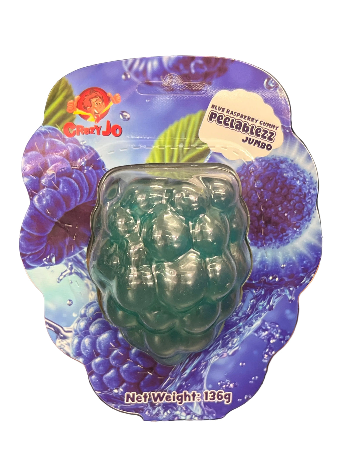Giant Peeler Blue Raspberry Gummy