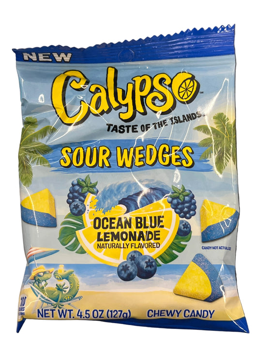 Calypso Sour Wedges Ocean Blue Lemonade