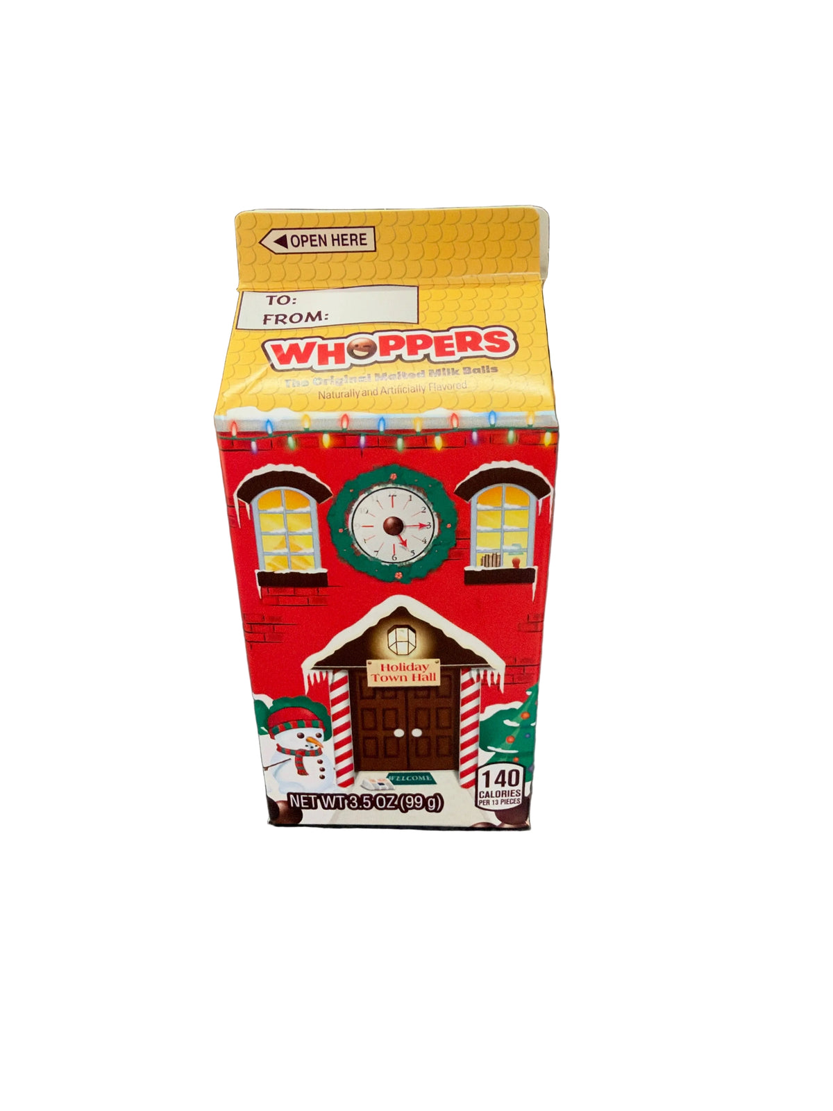Hershey’s Whoppers Christmas Carton 99g