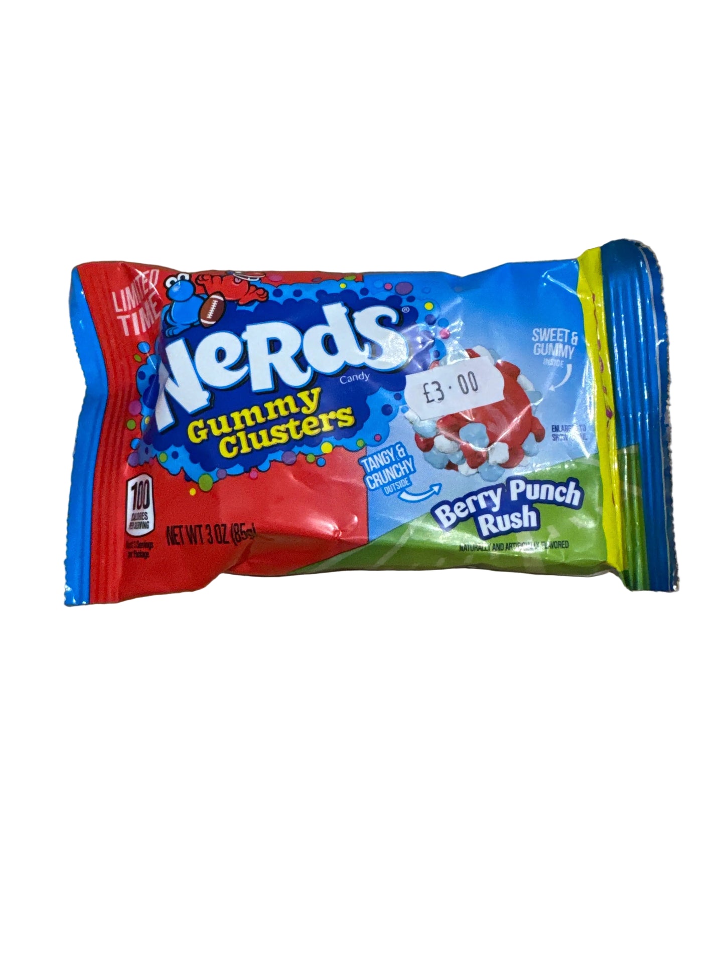 Nerd gummy cluster berry punch rush 85g