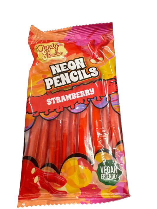 Candy paradise neon pencils strawberry