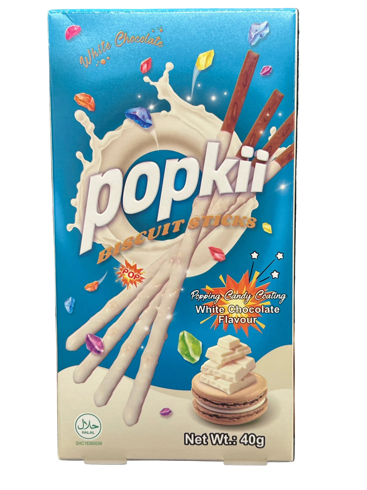 Popkii Popping Candy Coated White Chocolate Flavour