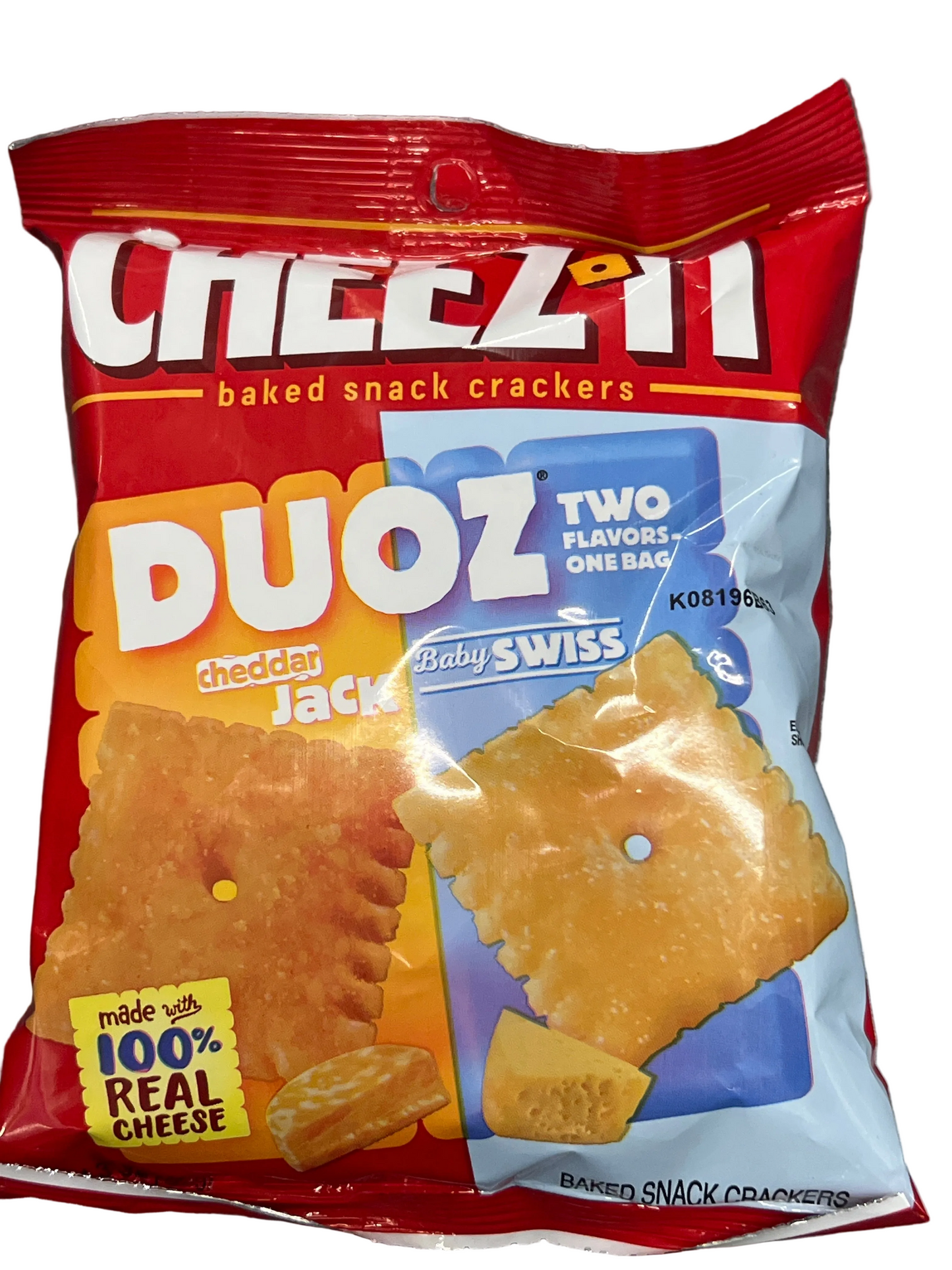 Cheez-it duoz cheddar jack and baby Swiss