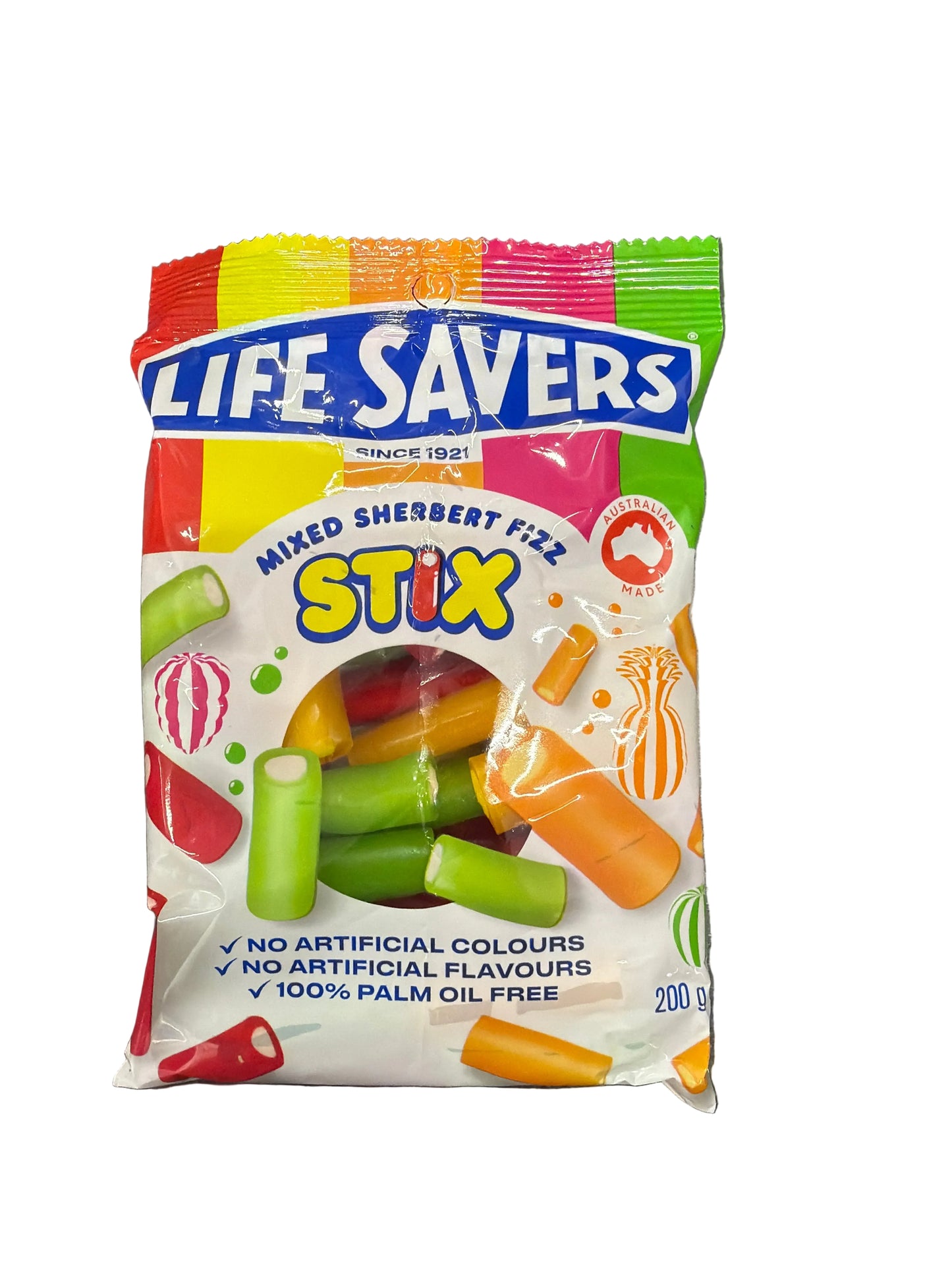 Lifesavers mixed sherbet fizz AUSTRALIA