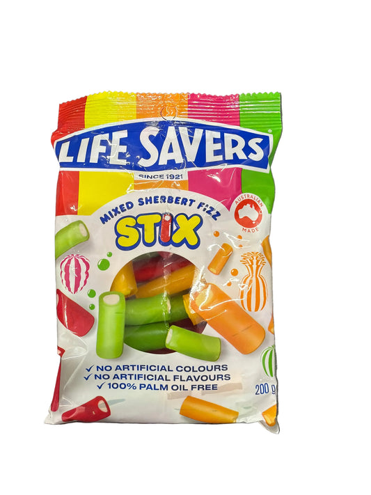 Lifesavers mixed sherbet fizz AUSTRALIA