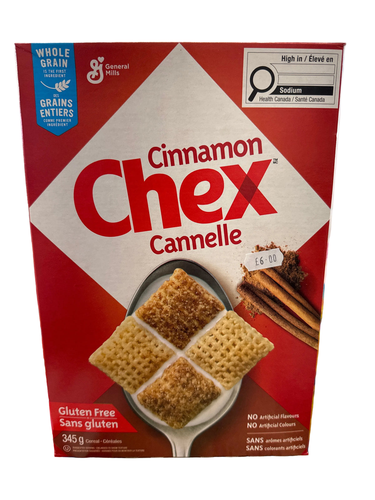Chex cinnamon cereal