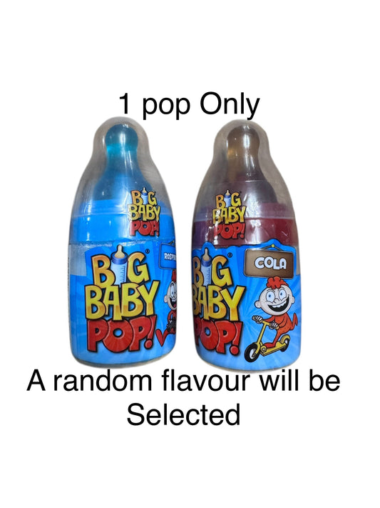 1 Big Baby Pop - Random Flavour selected (Rasp or Cola) (KN)