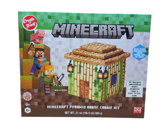 Minecraft pyramid house cookie kit