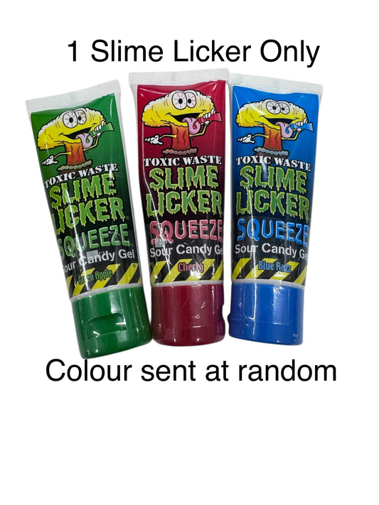 1 Toxic Waste Slime Licker Gel - colour sent at random