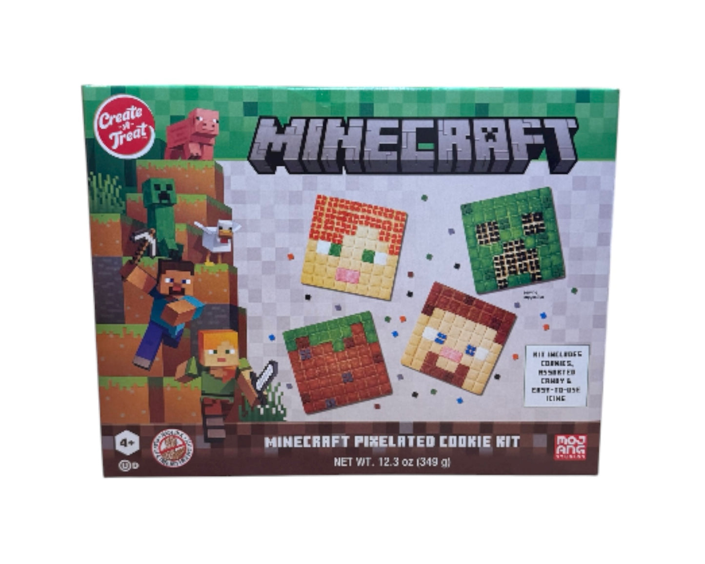 Minecraft pixelated cookie kit