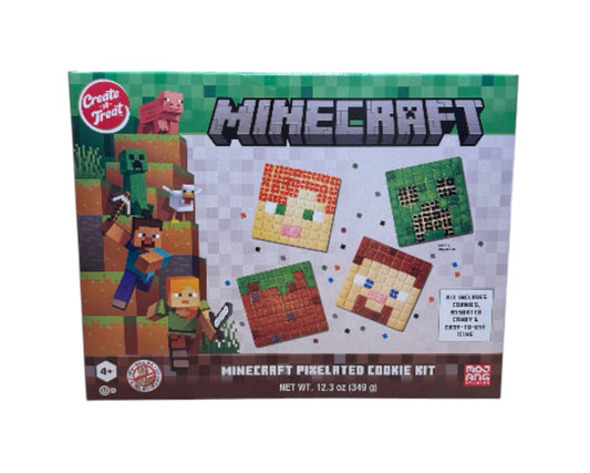 Minecraft pixelated cookie kit