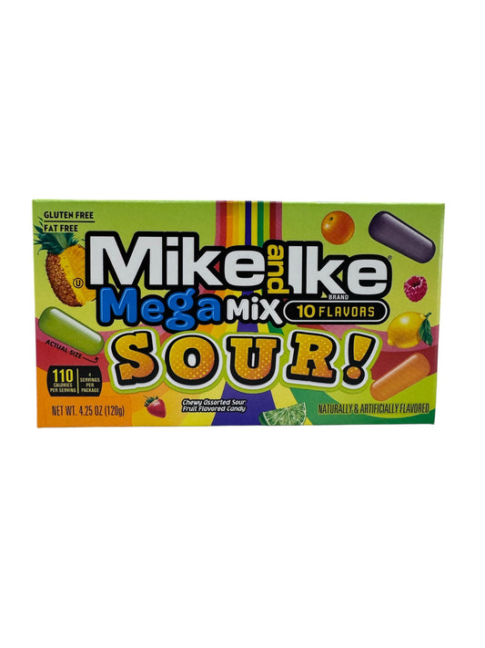 Mike & Ike Mega Mix Sour Theatre Box