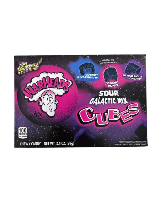 Warheads Sour Galactic Cubes Theatre Box