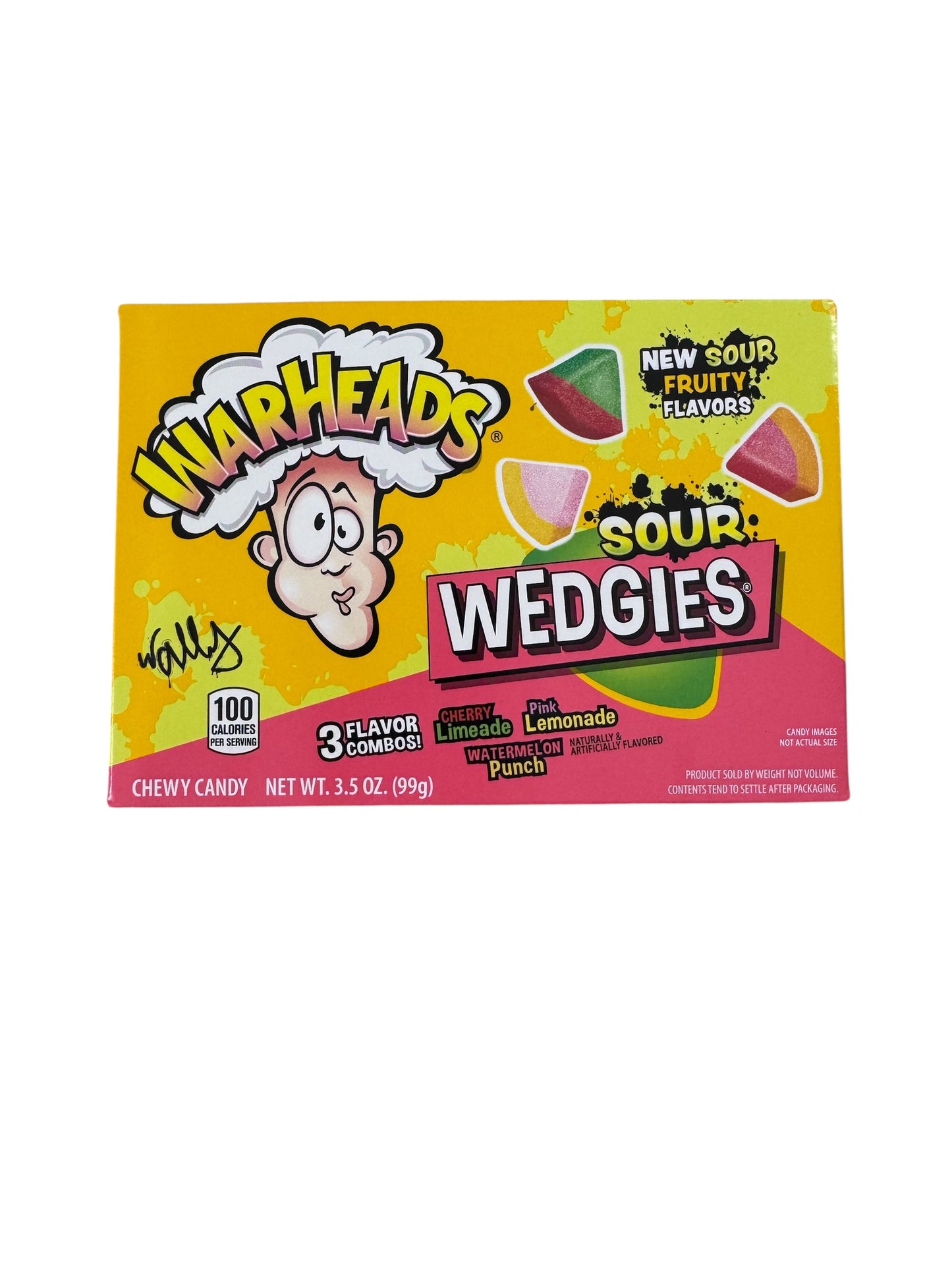 Warheads Sour Wedges Theatre Box
