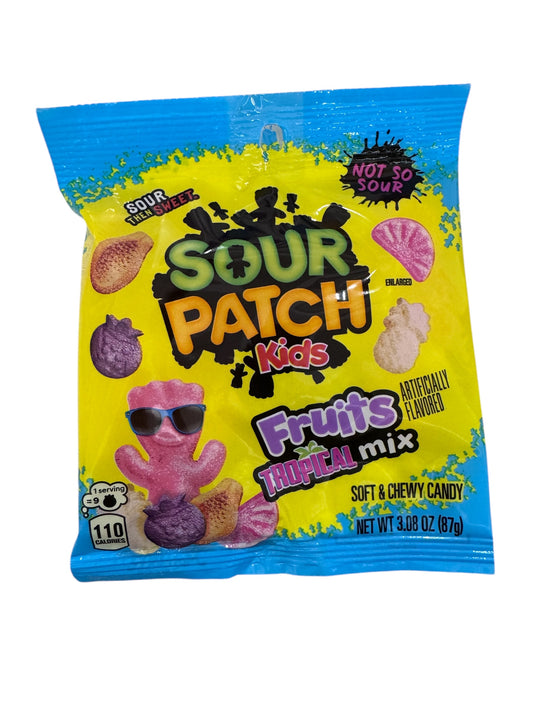 Sour Patch Kids Fruits Tropical Mix bag 87g