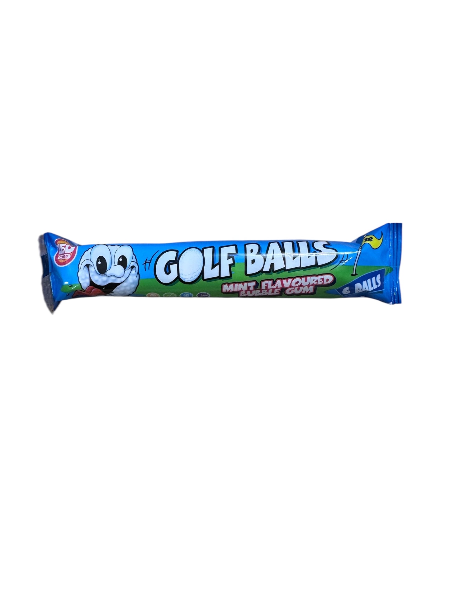 Golf Balls Mint Flavour Bubble Gum (KN)