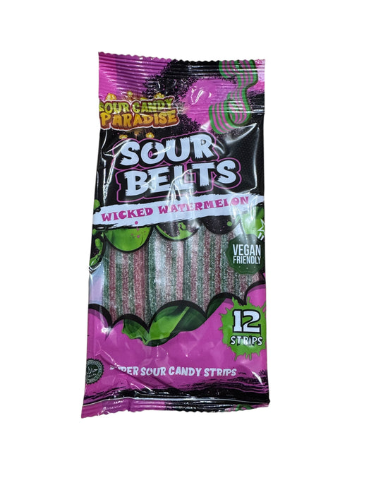 Sour Belts Wicked Watermelon - sour candy paradise