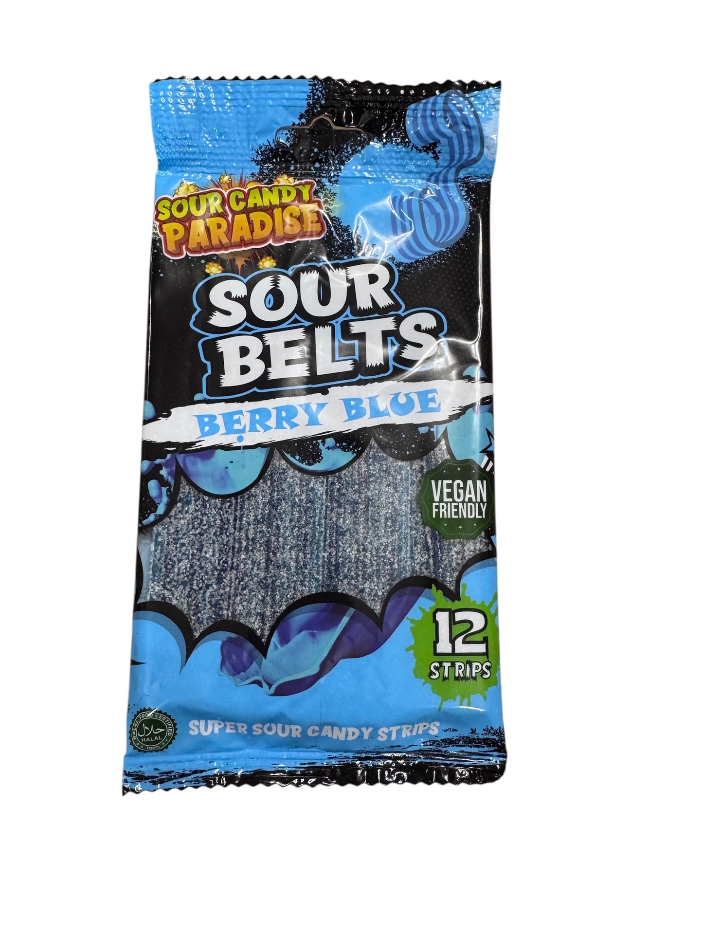 Sour Belts Berry Blue - sour Candy paradise