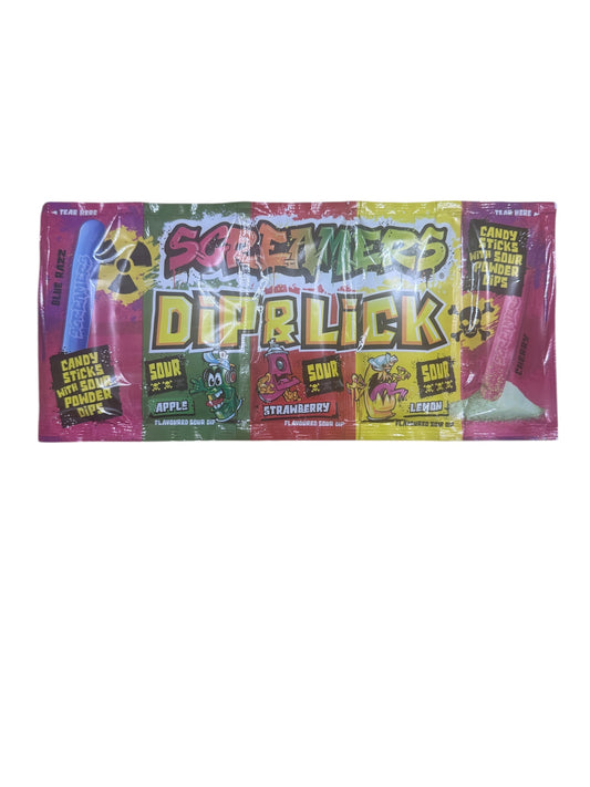 Screamers Dip & Lick Candy stick with sour powder