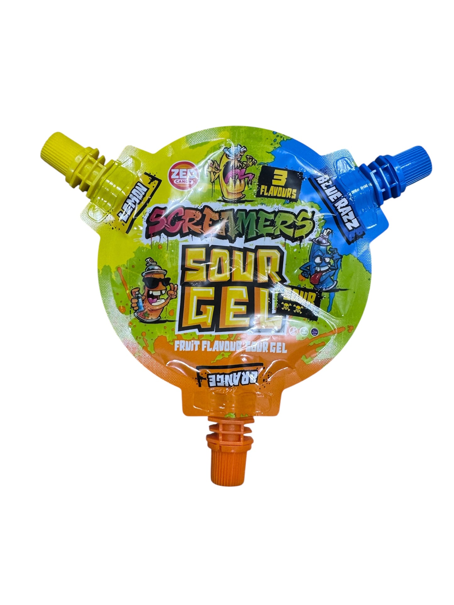 Screamers Sour Gel 3 section wheel (KN)