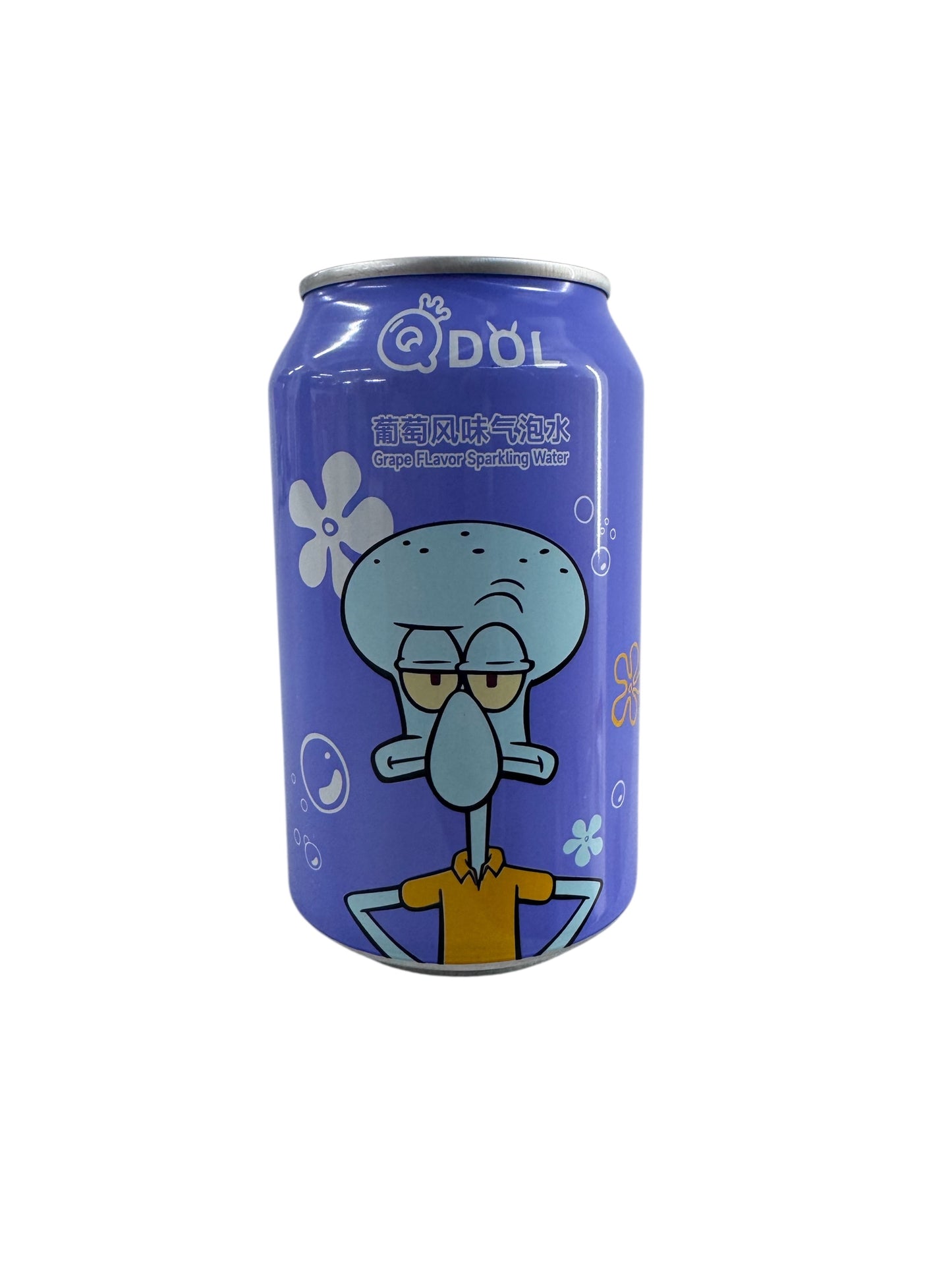 Qdol Character Grape Flavour Sparkling Water (Squidward)