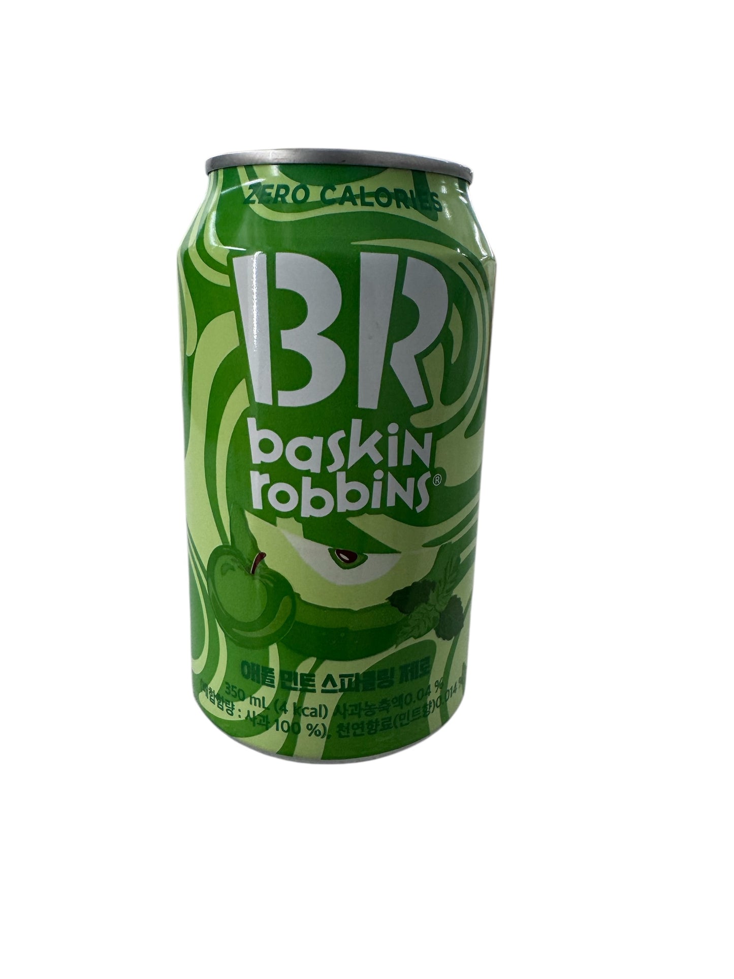 Baskin Robbins Zero Apple Mint Sparkling can