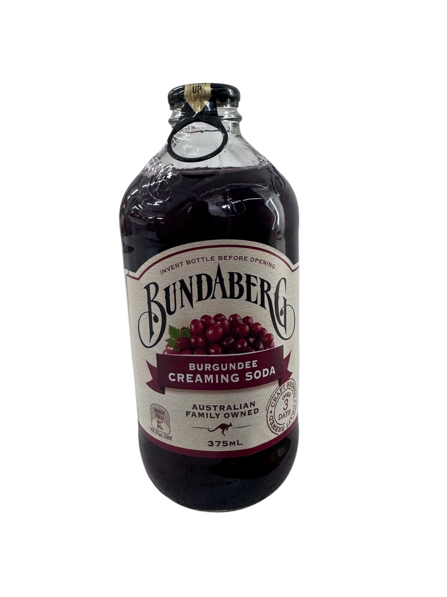 Bundaberg Burgundee Creaming Soda  375ml