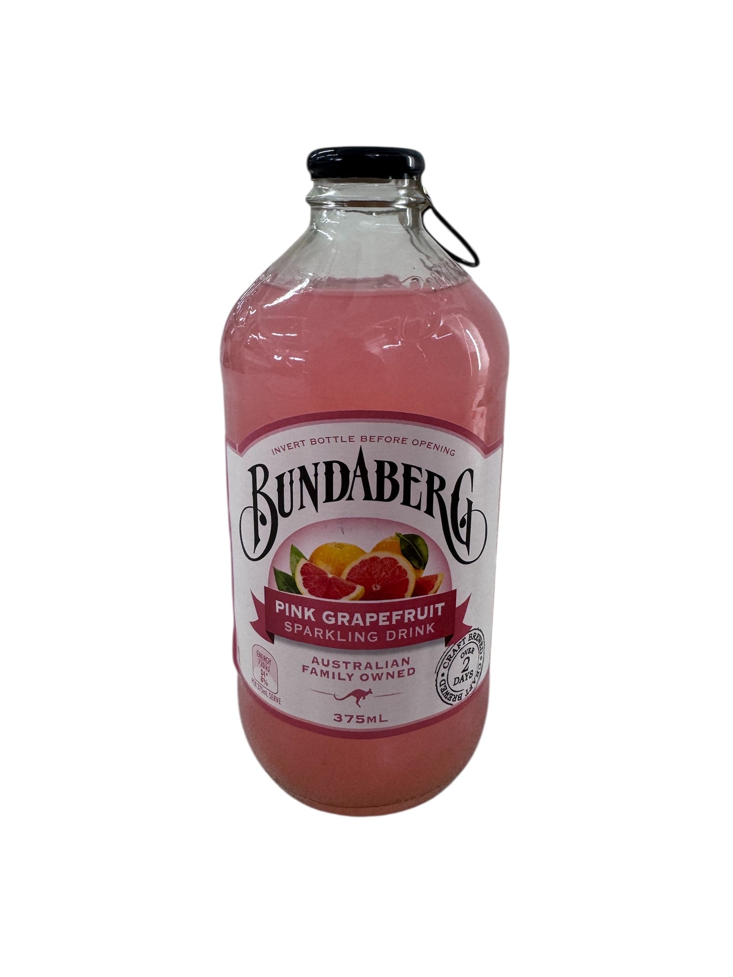 Bundaberg Pink Grapefruit Sparkling Drink 375ml