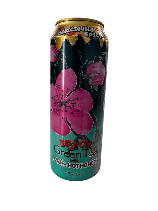 Arizona Spicy Green Tea with Mikes Hot Honey