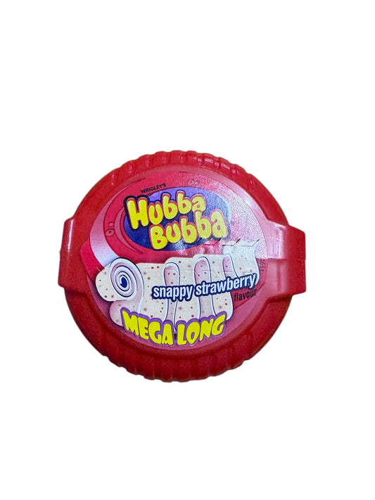 Hubba Bubba Mega Long Snappy Strawberry Gum (KN)