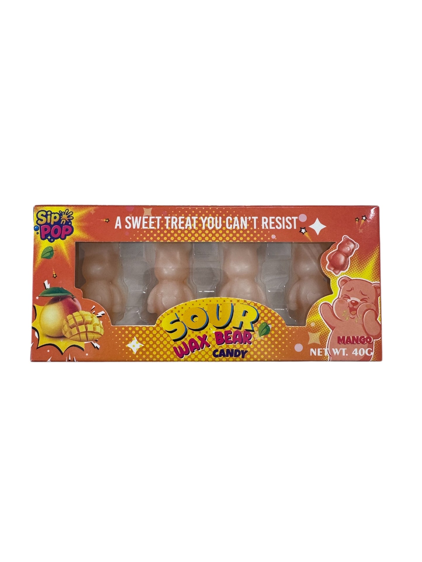 Sour Wax Bear Candy Mango
