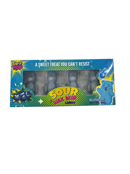 Sour wax Bear Candy Blueberry