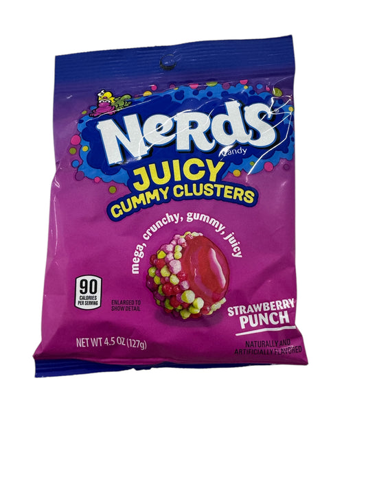 Nerds Juicy Gummy Clusters Strawberry Punch bag