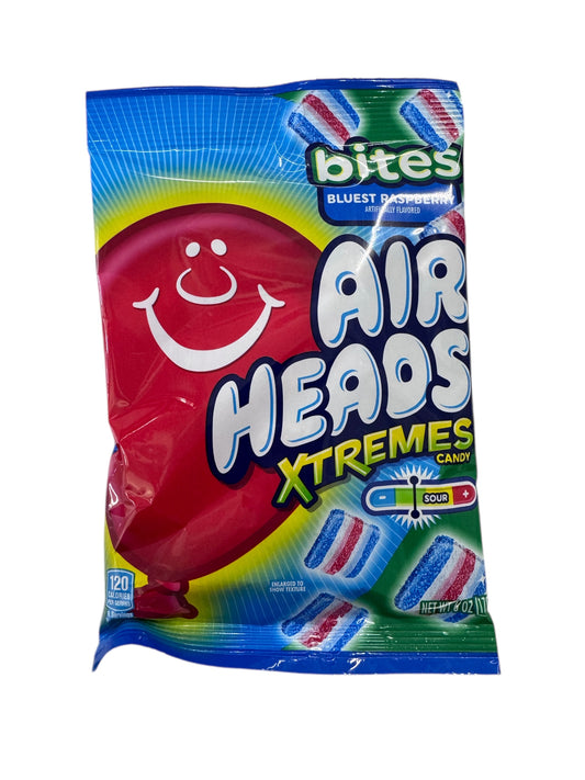 Airheads Xtremes Bites Bluest Raspberry 170g