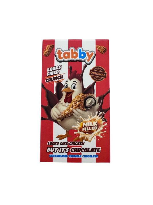 Tabby Milk Filled looks like Fried Chicken