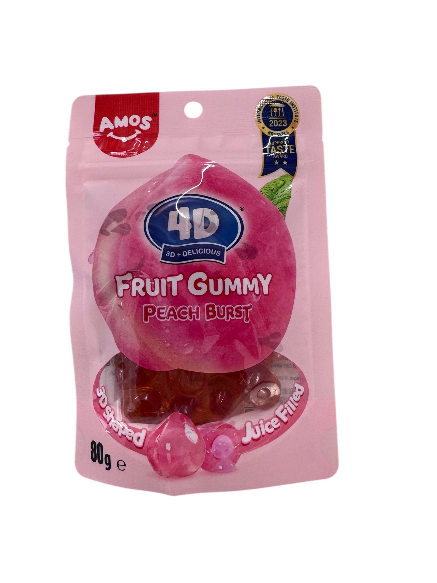Amos 4D Peach Gummies