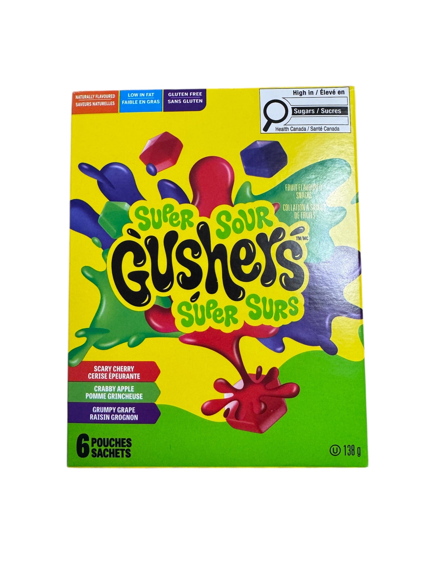 Gushers Super Sour box
