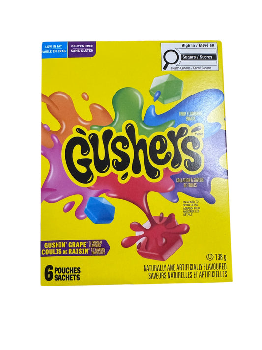 Gushers Crushin Grape box