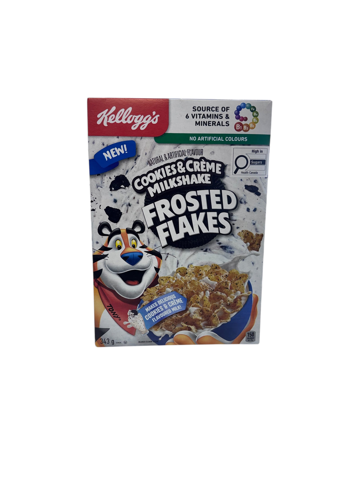 Kellogg’s Cookies & Creme Milkshake Frosted Flakes Cereal