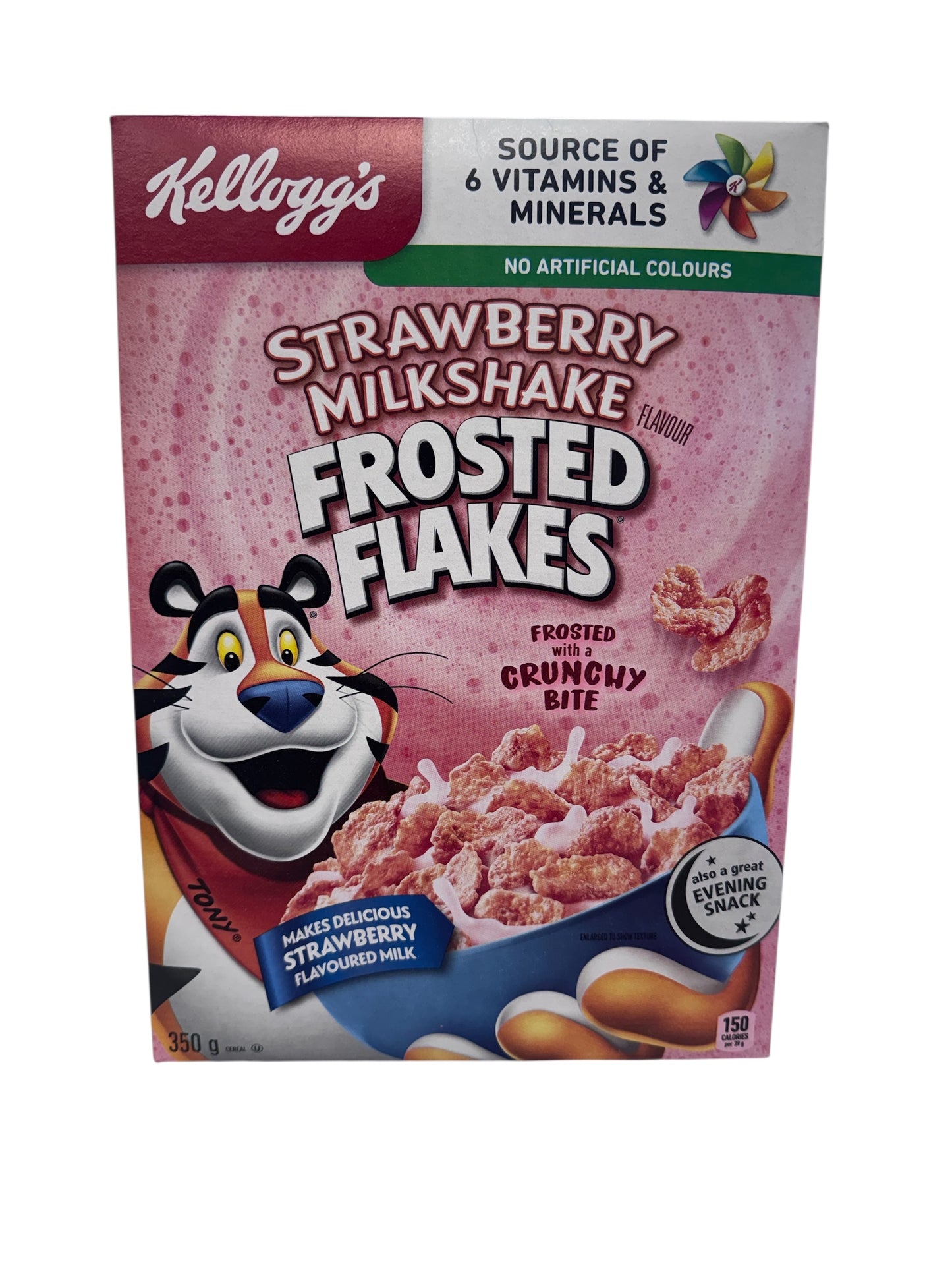 Kellogg’s Strawberry Milkshake Frosted Flakes Cereal