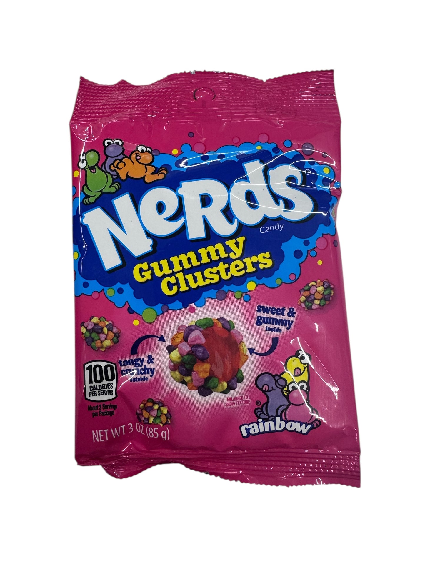 Nerds Gummy Clusters Rainbow bag 85g