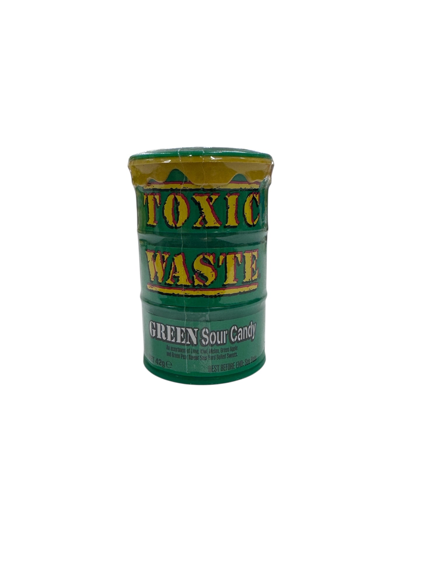 Toxic waste barrel - Green sour candy