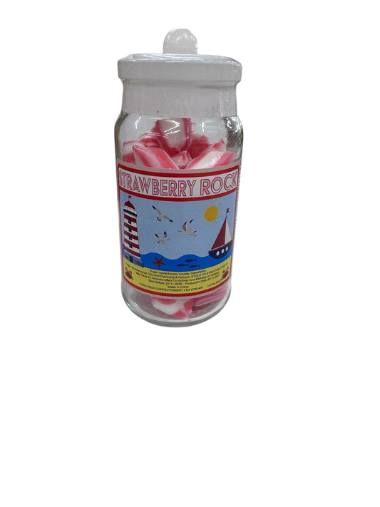 Strawberry Rock Jar 160g