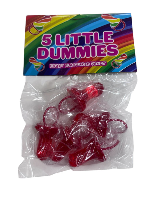 5 Little Dummies Lolly Pack (st) Red