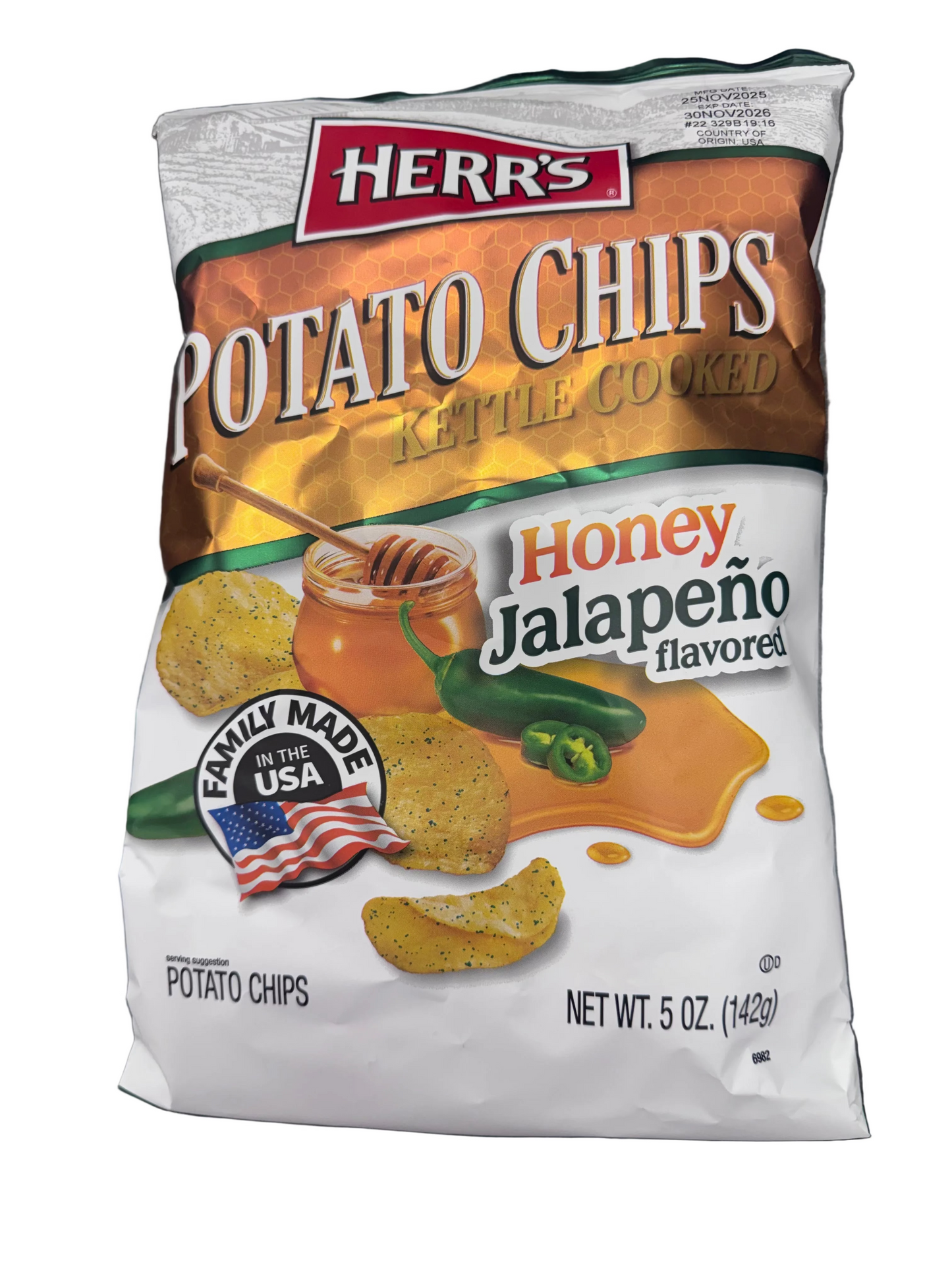 Herr’s Kettle Cooked Honey Jalapeño Potato Chips
