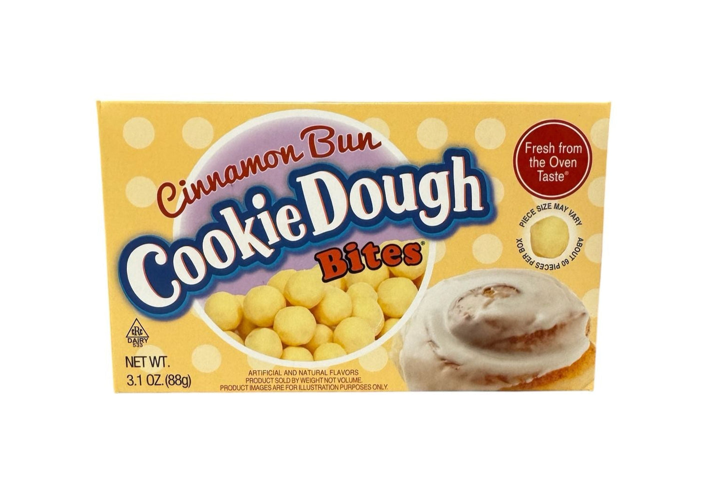 Cinnamon Bun Cookie Dough Bites