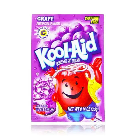 Kool aid grape sachet