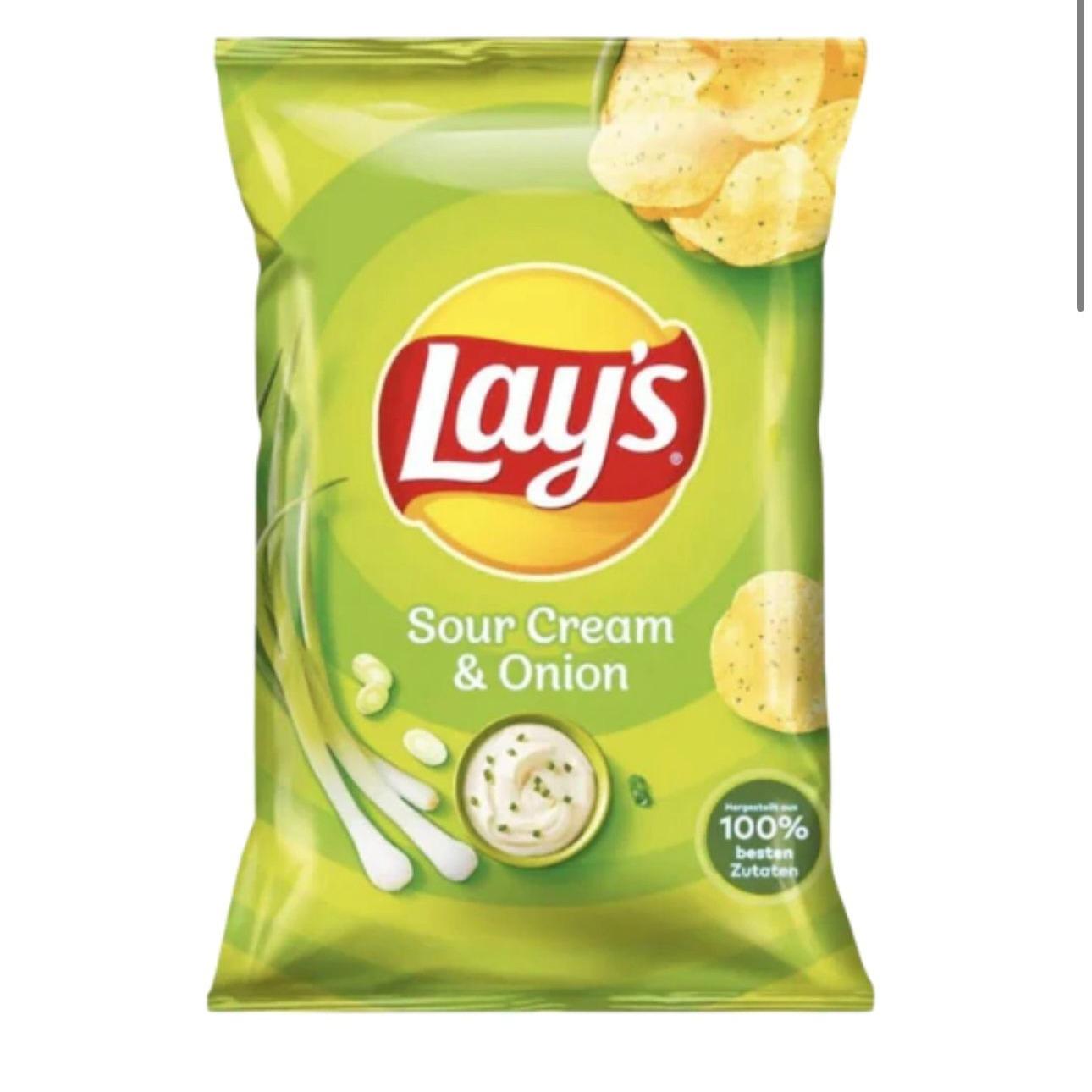 Lay's sour cream and onion