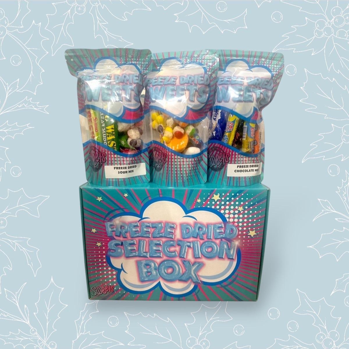 Freeze Dried Snack Selection Box - 3 Mixed Packs of Sweets and Chocolate